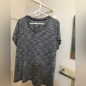 Xersion Black and White Workout Shirt.